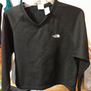 Women's crop Northface sweatshirt